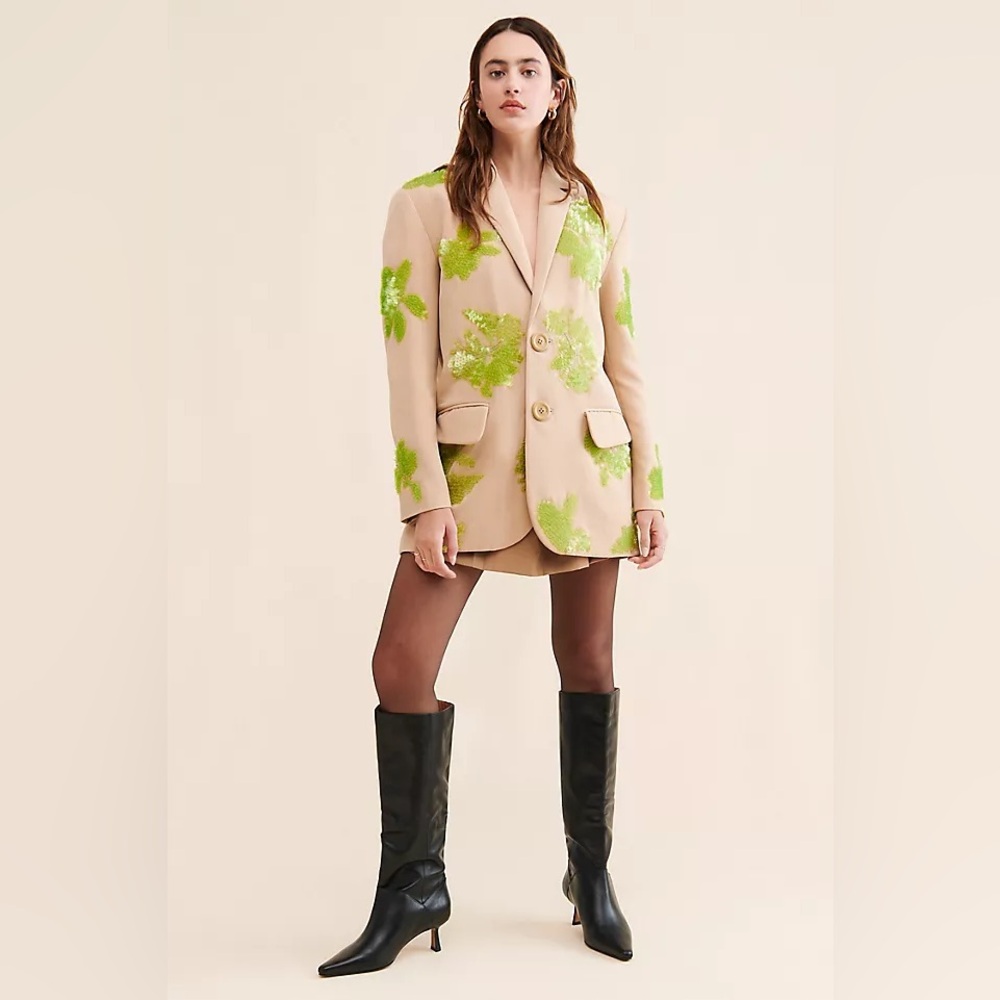 Dhruv Kapoor Oversized Women's Sequined Blazer